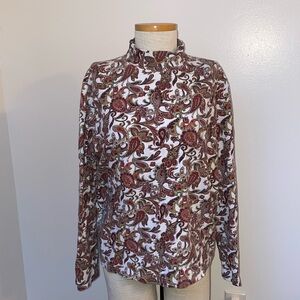 Croft and borrow 100% cotton groovy long sleeve shirt